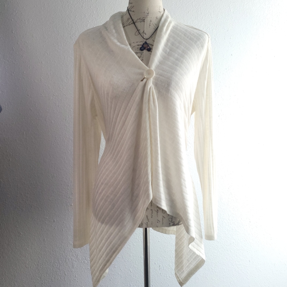 DANA BUCHMAN Ivory Cardigan